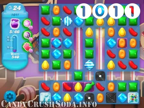 Candy Crush Soda Saga : Level 1011 – Videos, Cheats, Tips and Tricks