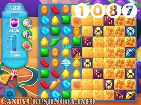 Candy Crush Soda Saga : Level 1087 – Videos, Cheats, Tips and Tricks