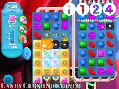 Candy Crush Soda Saga : Level 1124 – Videos, Cheats, Tips and Tricks