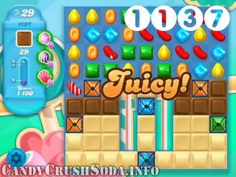 Candy Crush Soda Saga : Level 1137 – Videos, Cheats, Tips and Tricks