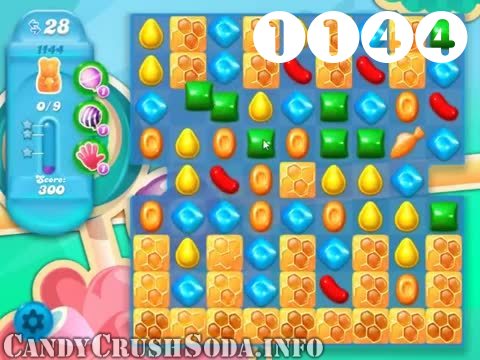 Candy Crush Soda Saga : Level 1144 – Videos, Cheats, Tips and Tricks