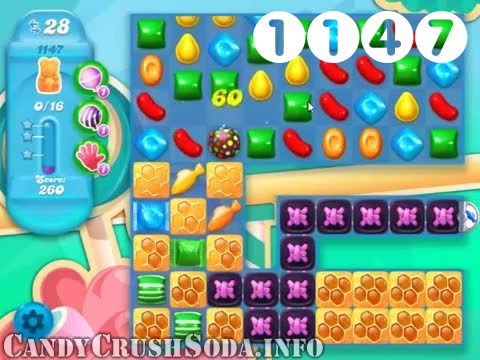 Candy Crush Soda Saga : Level 1147 – Videos, Cheats, Tips and Tricks