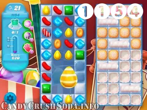 Candy Crush Soda Saga : Level 1154 – Videos, Cheats, Tips and Tricks