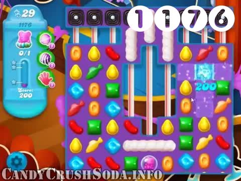Candy Crush Soda Saga : Level 1176 – Videos, Cheats, Tips and Tricks