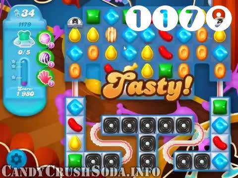 Candy Crush Soda Saga : Level 1179 – Videos, Cheats, Tips and Tricks