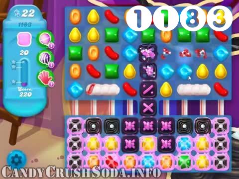 Candy Crush Soda Saga : Level 1183 – Videos, Cheats, Tips and Tricks