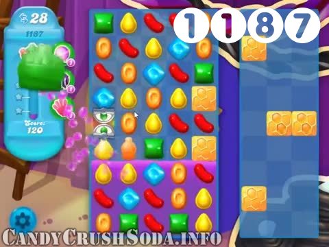 Candy Crush Soda Saga : Level 1187 – Videos, Cheats, Tips and Tricks
