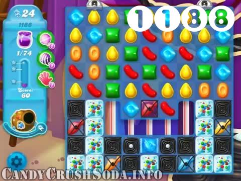 Candy Crush Soda Saga : Level 1188 – Videos, Cheats, Tips and Tricks