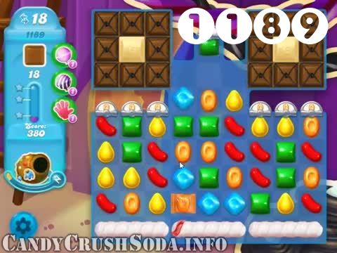 Candy Crush Soda Saga : Level 1189 – Videos, Cheats, Tips and Tricks