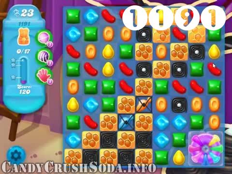 Candy Crush Soda Saga : Level 1191 – Videos, Cheats, Tips and Tricks