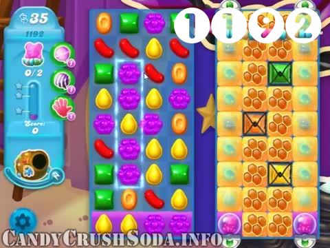 Candy Crush Soda Saga : Level 1192 – Videos, Cheats, Tips and Tricks