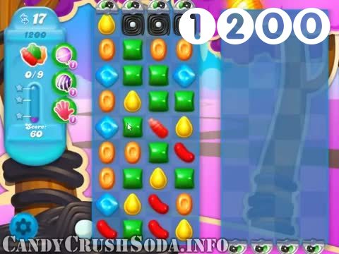 Candy Crush Soda Saga : Level 1200 – Videos, Cheats, Tips and Tricks