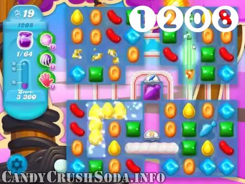 Candy Crush Soda Saga : Level 1208 – Videos, Cheats, Tips and Tricks