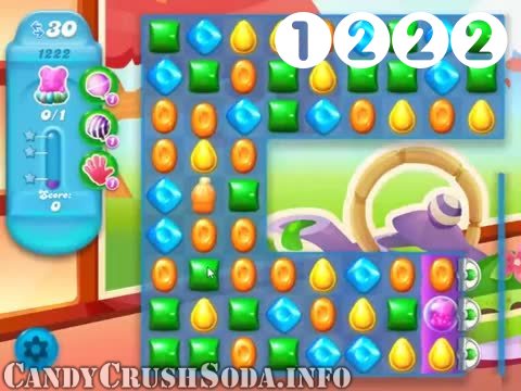 Candy Crush Soda Saga : Level 1222 – Videos, Cheats, Tips and Tricks