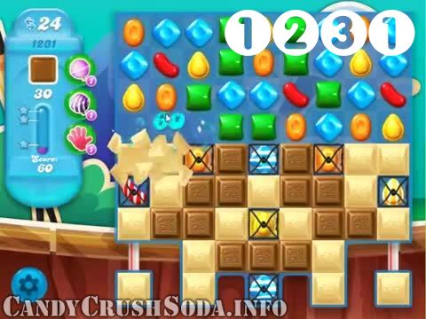 Candy Crush Soda Saga : Level 1231 – Videos, Cheats, Tips and Tricks