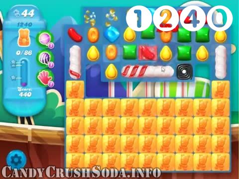 Candy Crush Soda Saga : Level 1240 – Videos, Cheats, Tips and Tricks