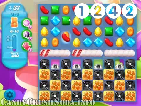 Candy Crush Soda Saga : Level 1242 – Videos, Cheats, Tips and Tricks