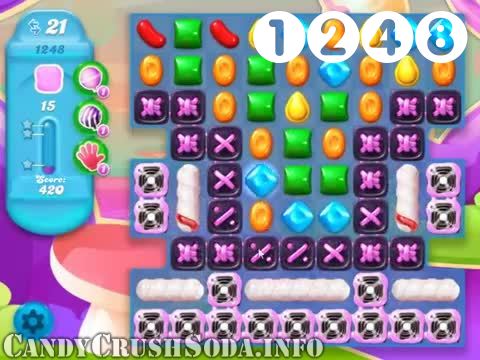 Candy Crush Soda Saga : Level 1248 – Videos, Cheats, Tips and Tricks