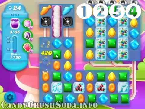 Candy Crush Soda Saga : Level 1254 – Videos, Cheats, Tips and Tricks