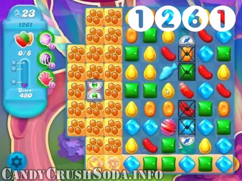 Candy Crush Soda Saga : Level 1261 – Videos, Cheats, Tips and Tricks