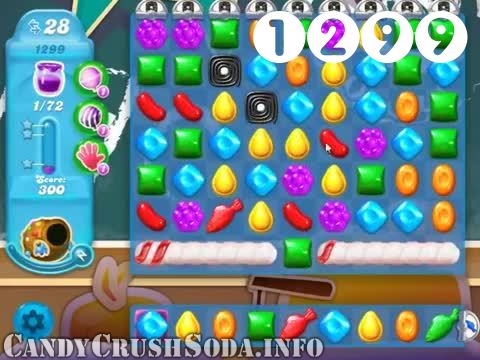 Candy Crush Soda Saga : Level 1299 – Videos, Cheats, Tips and Tricks