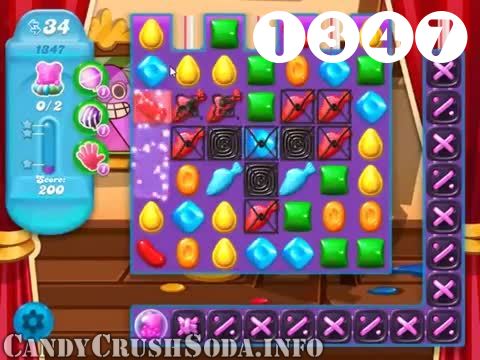 Candy Crush Soda Saga : Level 1347 – Videos, Cheats, Tips and Tricks
