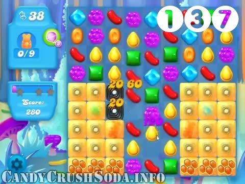 Candy Crush Soda Saga : Level 137 – Videos, Cheats, Tips and Tricks