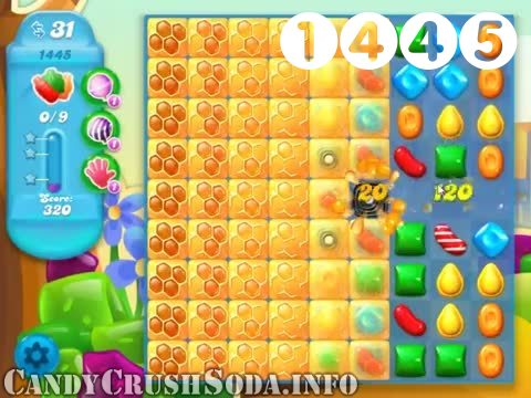 Candy Crush Soda Saga : Level 1445 – Videos, Cheats, Tips and Tricks