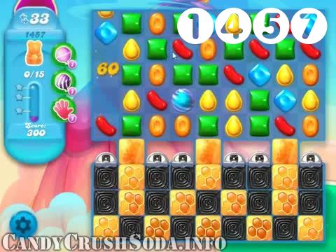 Candy Crush Soda Saga : Level 1457 – Videos, Cheats, Tips and Tricks