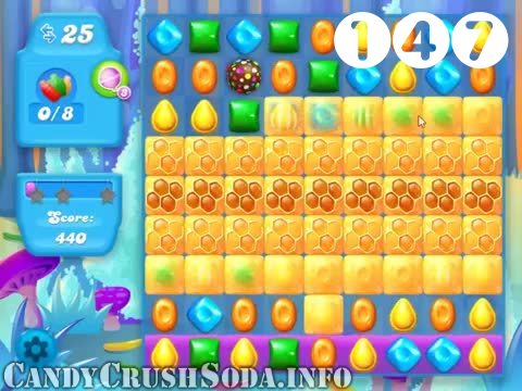 Candy Crush Soda Saga : Level 147 – Videos, Cheats, Tips and Tricks