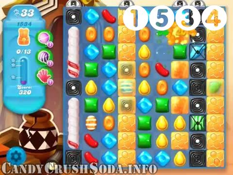 Candy Crush Soda Saga : Level 1534 – Videos, Cheats, Tips and Tricks