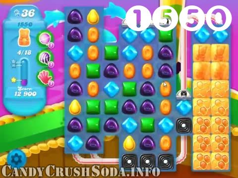 Candy Crush Soda Saga : Level 1550 – Videos, Cheats, Tips and Tricks
