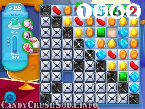Candy Crush Soda Saga : Level 1562 – Videos, Cheats, Tips and Tricks