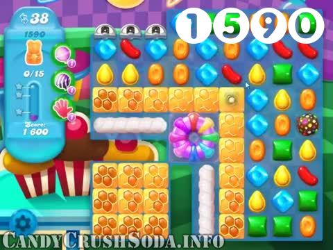 Candy Crush Soda Saga : Level 1590 – Videos, Cheats, Tips and Tricks