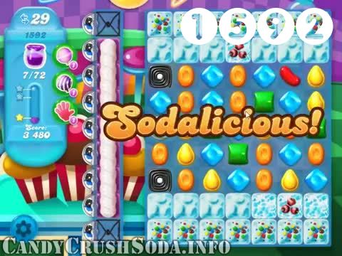 Candy Crush Soda Saga : Level 1592 – Videos, Cheats, Tips and Tricks