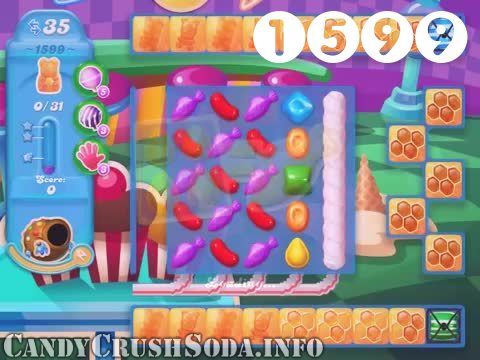 Candy Crush Soda Saga : Level 1599 – Videos, Cheats, Tips and Tricks