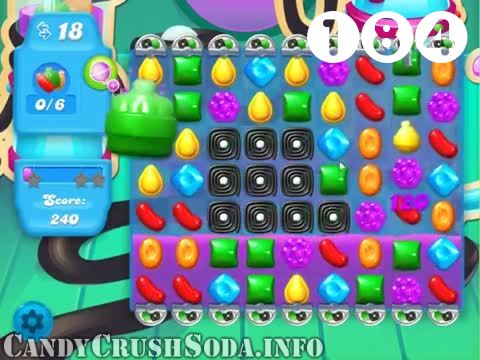 Candy Crush Soda Saga : Level 184 – Videos, Cheats, Tips and Tricks