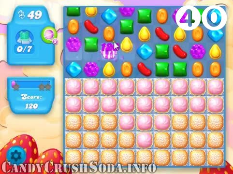 Candy Crush Soda Saga : Level 40 – Videos, Cheats, Tips and Tricks