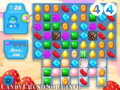 Candy Crush Soda Saga : Level 44 – Videos, Cheats, Tips and Tricks
