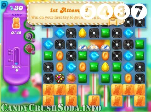Candy Crush Soda Saga : Level 5437 – Videos, Cheats, Tips and Tricks