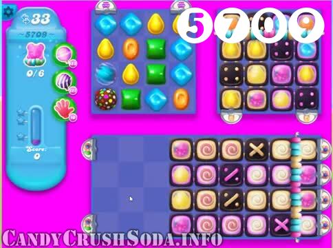 Candy Crush Soda Saga : Level 5709 – Videos, Cheats, Tips and Tricks
