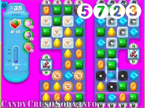 Candy Crush Soda Saga : Level 5723 – Videos, Cheats, Tips and Tricks