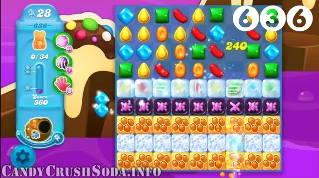 Candy Crush Soda Saga : Level 636 – Videos, Cheats, Tips and Tricks