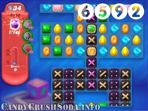 Candy Crush Soda Saga : Level 6592 – Videos, Cheats, Tips and Tricks