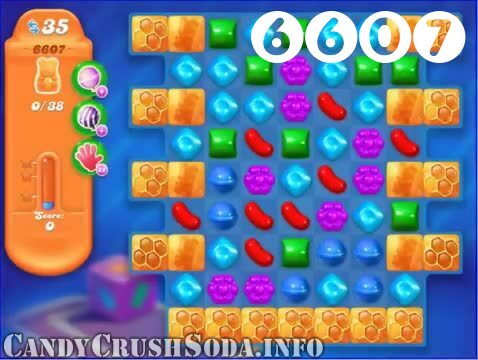 Candy Crush Soda Saga : Level 6607 – Videos, Cheats, Tips and Tricks