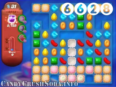 Candy Crush Soda Saga : Level 6628 – Videos, Cheats, Tips and Tricks