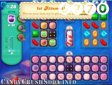 Candy Crush Soda Saga : Level 6770 – Videos, Cheats, Tips and Tricks