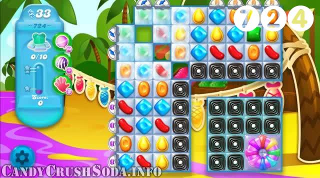 Candy Crush Soda Saga : Level 724 – Videos, Cheats, Tips and Tricks