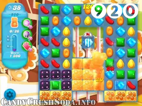 Candy Crush Soda Saga : Level 920 – Videos, Cheats, Tips and Tricks