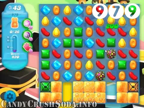 Candy Crush Soda Saga : Level 979 – Videos, Cheats, Tips and Tricks